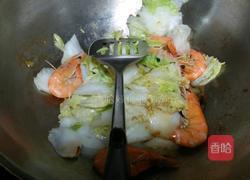 大虾炒白菜的做法图解6