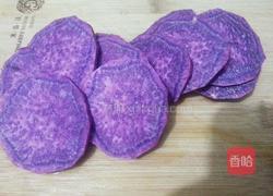 紫薯糯米滋的做法图解2