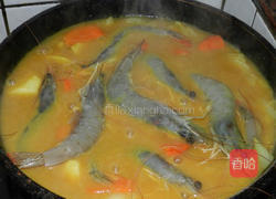 泰式咖喱虾的做法图解4