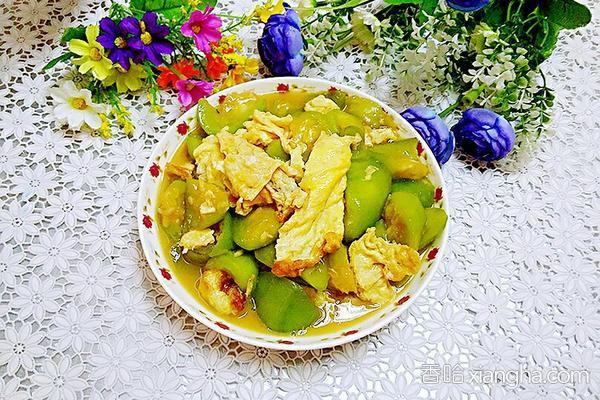 八角瓜炒蛋的做法_菜谱_香哈网