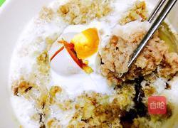 咸蛋姜汁蒸肉饼的做法图解6