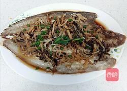梅干菜蒸板鱼的做法图解5