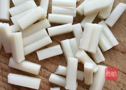 青菜炒年糕的做法图解2