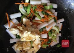 青菜炒年糕的做法图解9