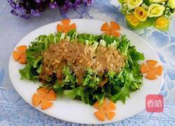 蒜汁麻酱拌苦菊的做法图解7