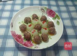 蒸牛肉丸子的做法图解10