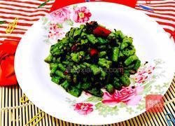 橄榄菜炒豆角的做法图解6