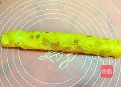 Illustration of how to make Japanese thick egg-yaki sushi 6