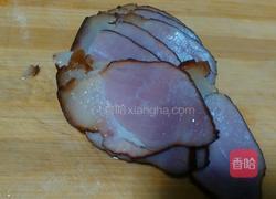 腊肉炒青椒的做法图解2