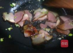 腊肉炒青椒的做法图解7