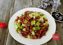 黄瓜拌花生米的做法图解5