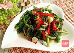 香酥翠茼蒿的做法图解5