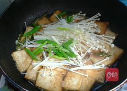 金针菇烧老豆腐的做法图解9