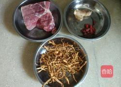 虫草花浸瘦肉的做法图解2