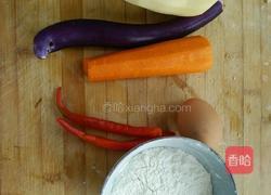 韩式炸蔬菜的做法图解1