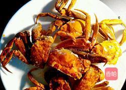 毛蟹炒年糕的做法图解5