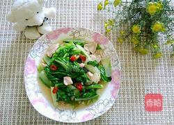 小白菜炒肉的做法图解6