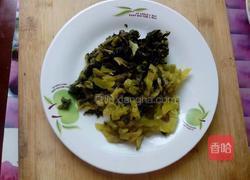 酸菜炒猪肚的做法图解5