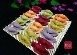 彩色饺子的做法图解13