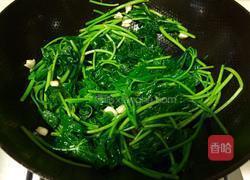 炒红薯叶的做法图解4