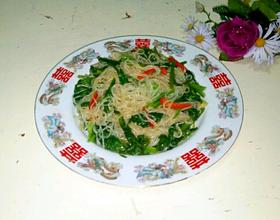 菠菜炒粉丝[图]