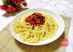 蕃茄蘑菇肉酱意面的做法图解6