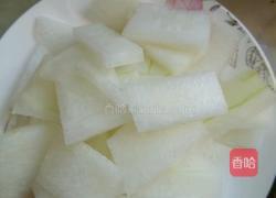 冬瓜炒虾米的做法图解2