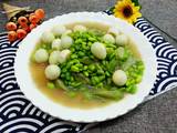 丝瓜毛豆鹌鹑蛋