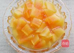 橙汁木瓜的做法图解5