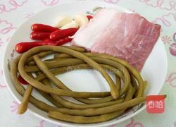 酸豆角炒肉的做法图解2