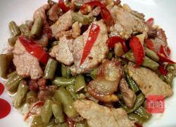 酸豆角炒肉的做法图解9