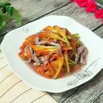 鲜黄花菜炒肉丝