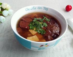 豆腐猪血汤[图]