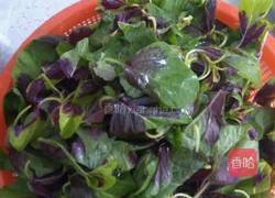 紫色苋菜汁凉粉的做法图解1