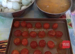 玫瑰豆沙蛋黄酥的做法图解3