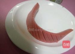 菊花香肠的做法图解3