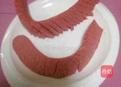 菊花香肠的做法图解4