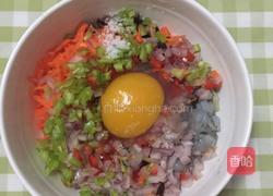 彩椒肉末蛋挞的做法图解3