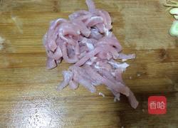 肉丝炒蒜苔的做法图解3