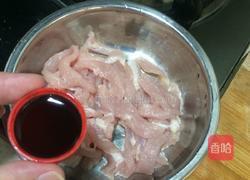 肉丝炒蒜苔的做法图解4