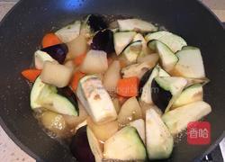 土豆炖圆茄子的做法图解7