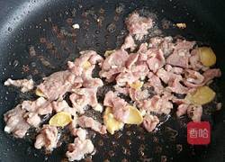 肉片烧蘑菇的做法图解4