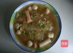 冬瓜丸子粉丝汤的做法图解6