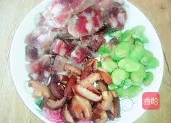 Illustration of how to make Braised Rice with Potato and Sausage 1