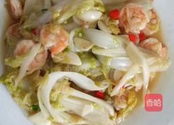 虾仁炒娃娃菜的做法图解8