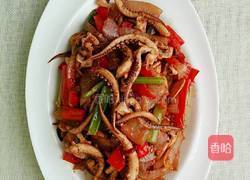 辣炒鱿鱼须的做法图解7