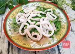 爆炒鱿鱼圈的做法图解5