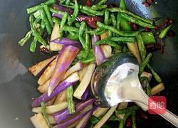 豆角烧茄子的做法图解8