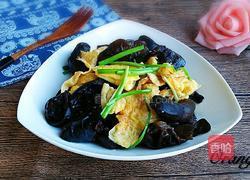 木耳炒鸡蛋的做法图解5