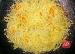 胡萝卜丝炒土豆丝的做法图解5